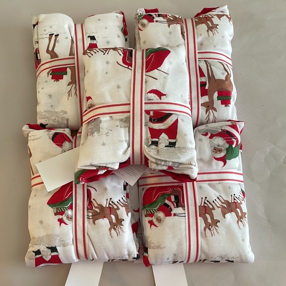 Pottery Barn Kids Heritage Santa Organic Pajamas Size 2T, NWT - Picture 6 of 9